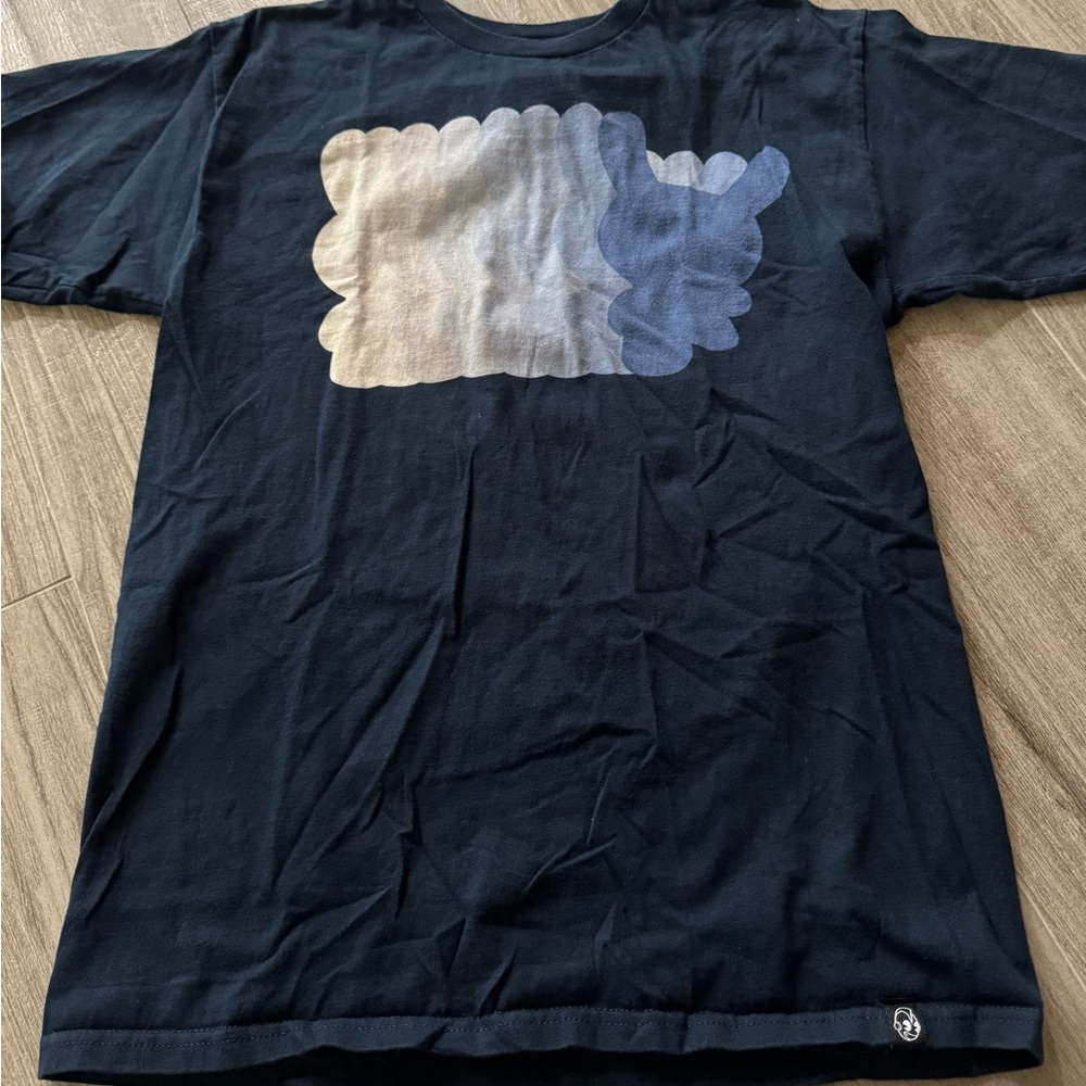 Y2K Retro KidRobot Men's Navy Graphic Tee